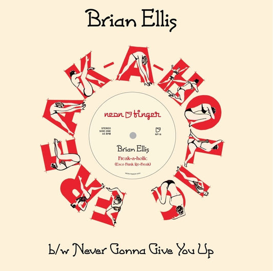 the album cover for Brian Ellis - Freak-a-holic