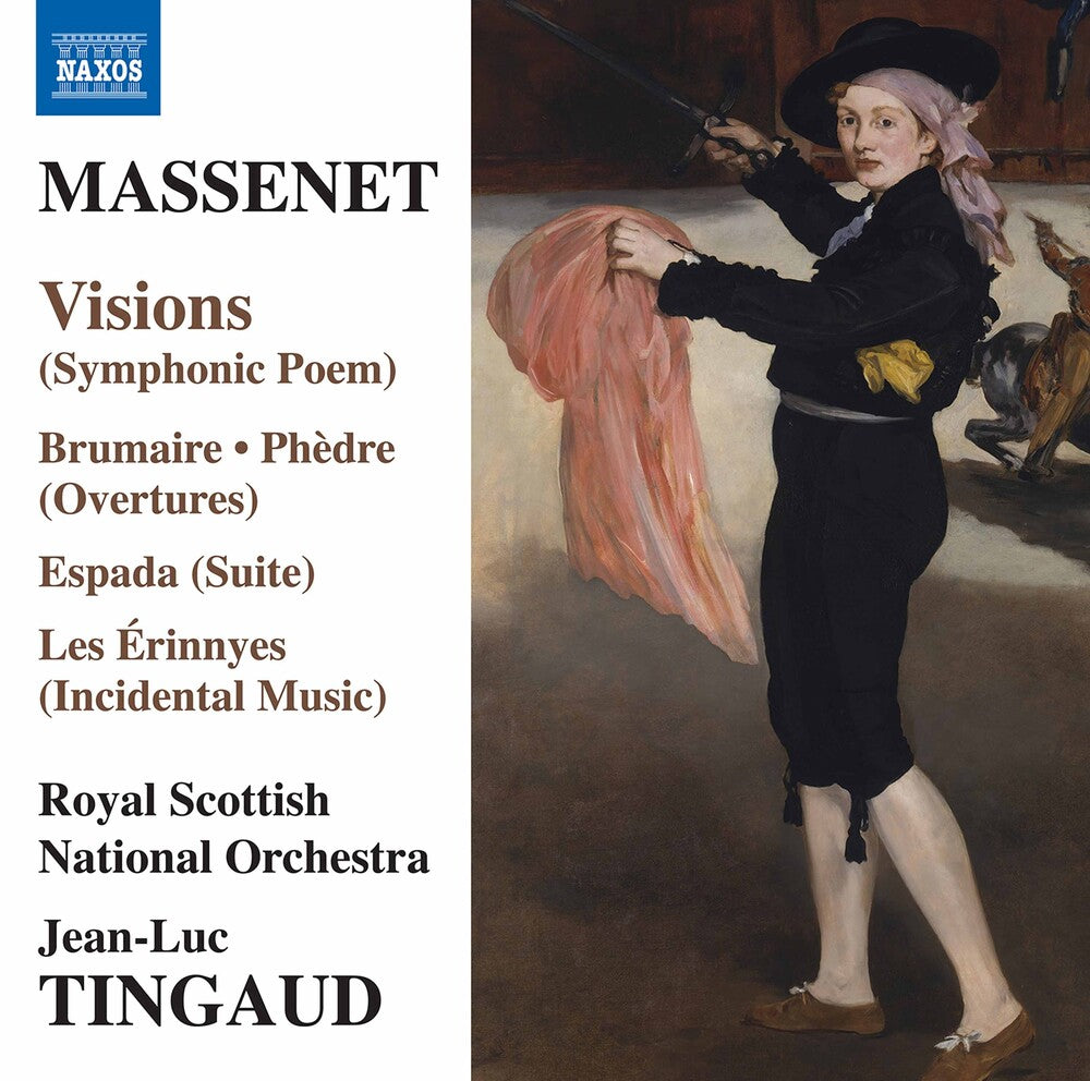 the album cover for Massenet / Royal Scottish National Orch / Tingaud - Visions