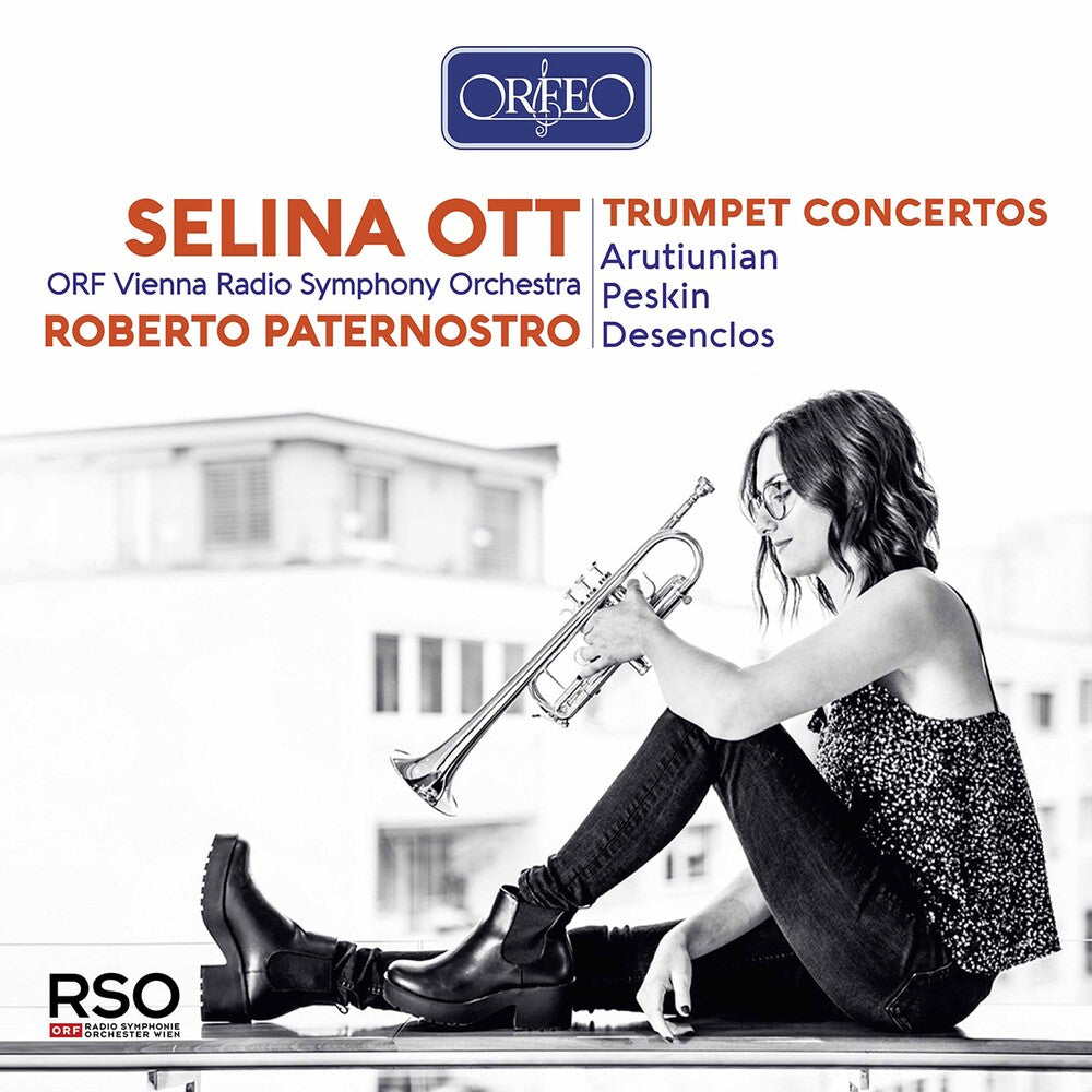 the album cover for Arutiunian / Ott / Paternostro - Trumpet Concertos