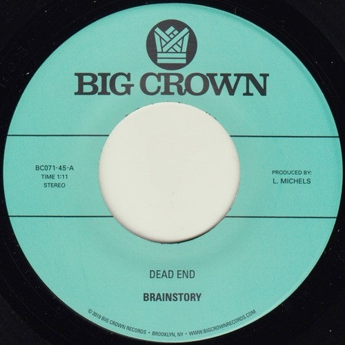 the album cover for Brainstory - Dead End / Mnemophobia