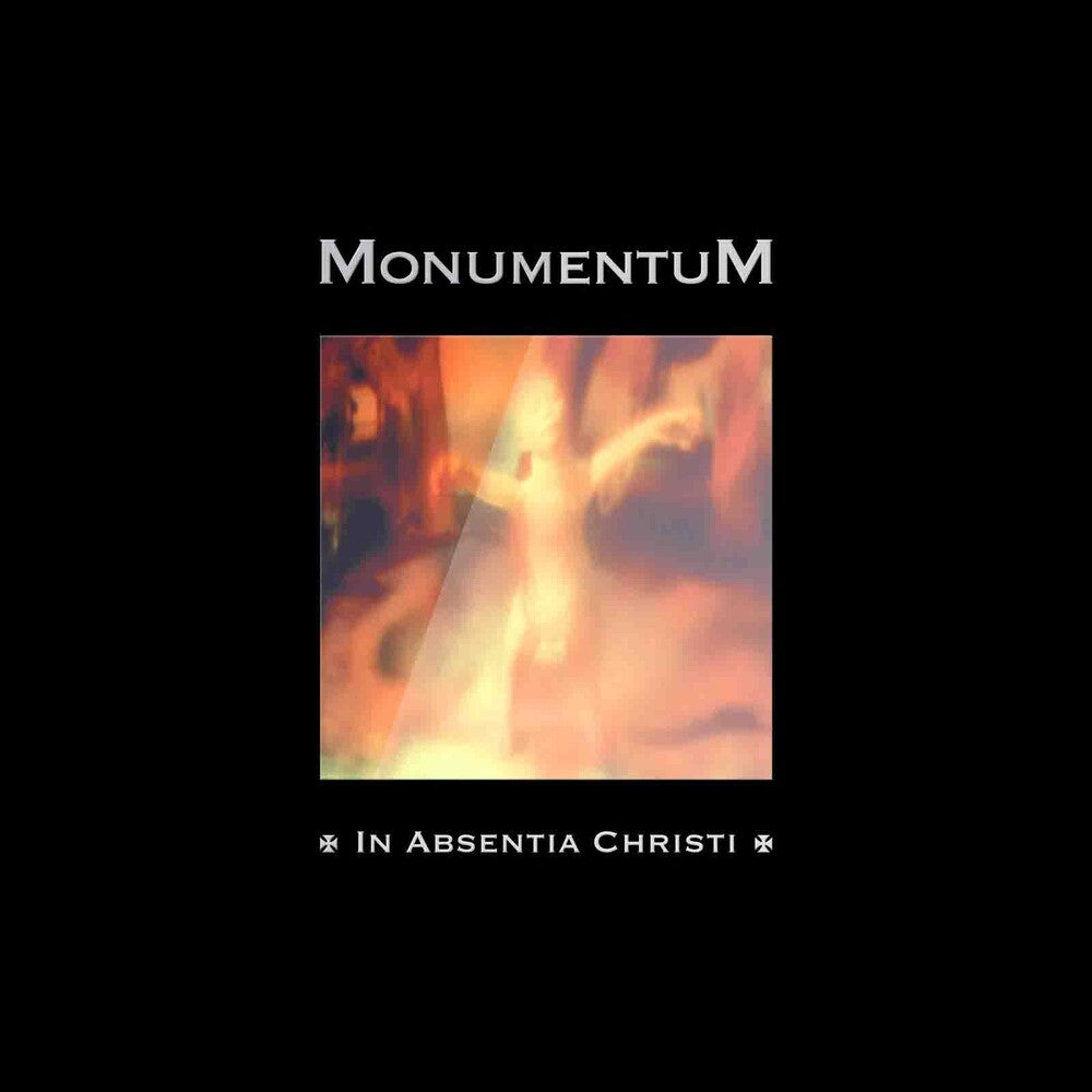 the album cover for Monumentum - In Absentia Christi