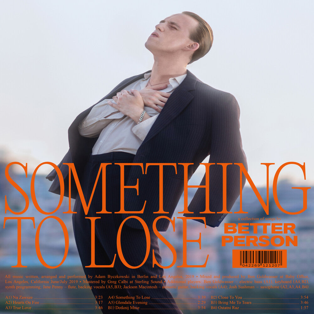 the album cover for Better Person - Something To Lose