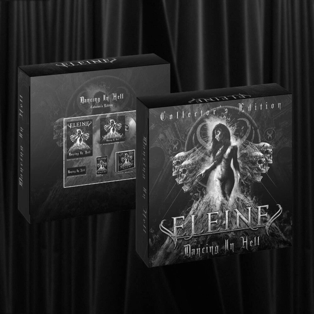 the album cover for Eleine - Dancing In Hell (Black & White Cover) [Limited Edition Box Set]