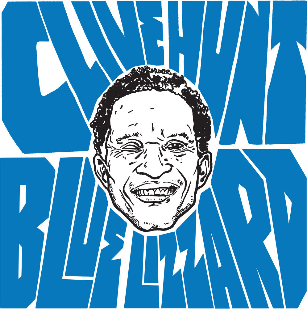 the album cover for Clive Hunt - Blue Lizzard