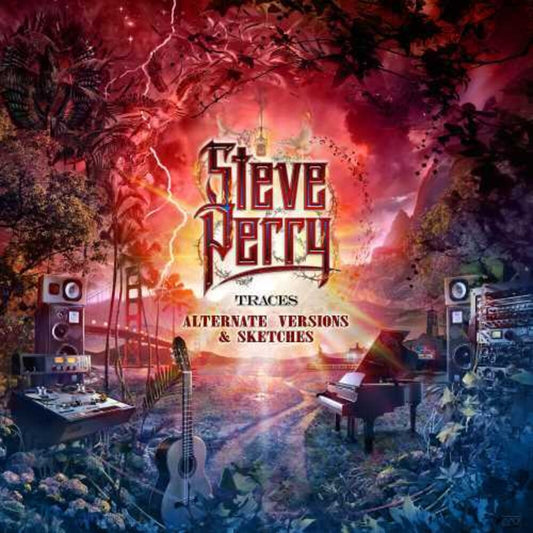 the album cover for Steve Perry - Traces: Alternate Versions & Sketches [LP]