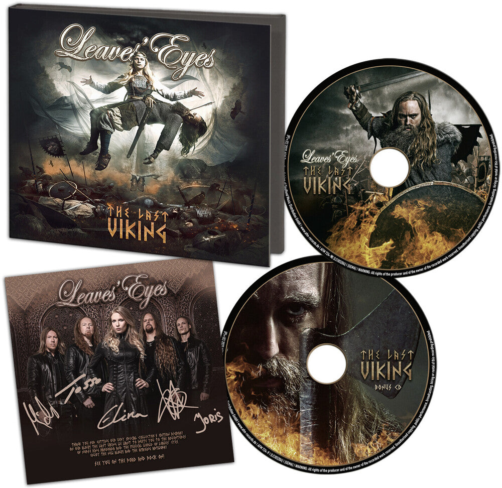 the album cover for Leaves' Eyes - Last Viking (Limited Edition) [Limited Edition] [Digipak]