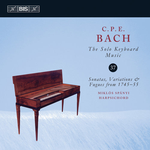 the album cover for C Bach PE / Spanyi - Solo Keyboard Music 37