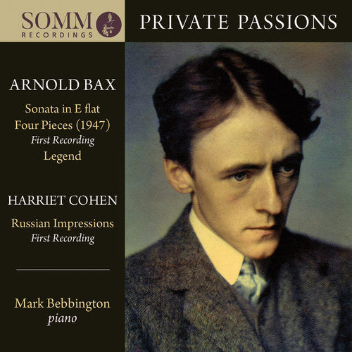 the album cover for Bax / Bebbington - Private Passions