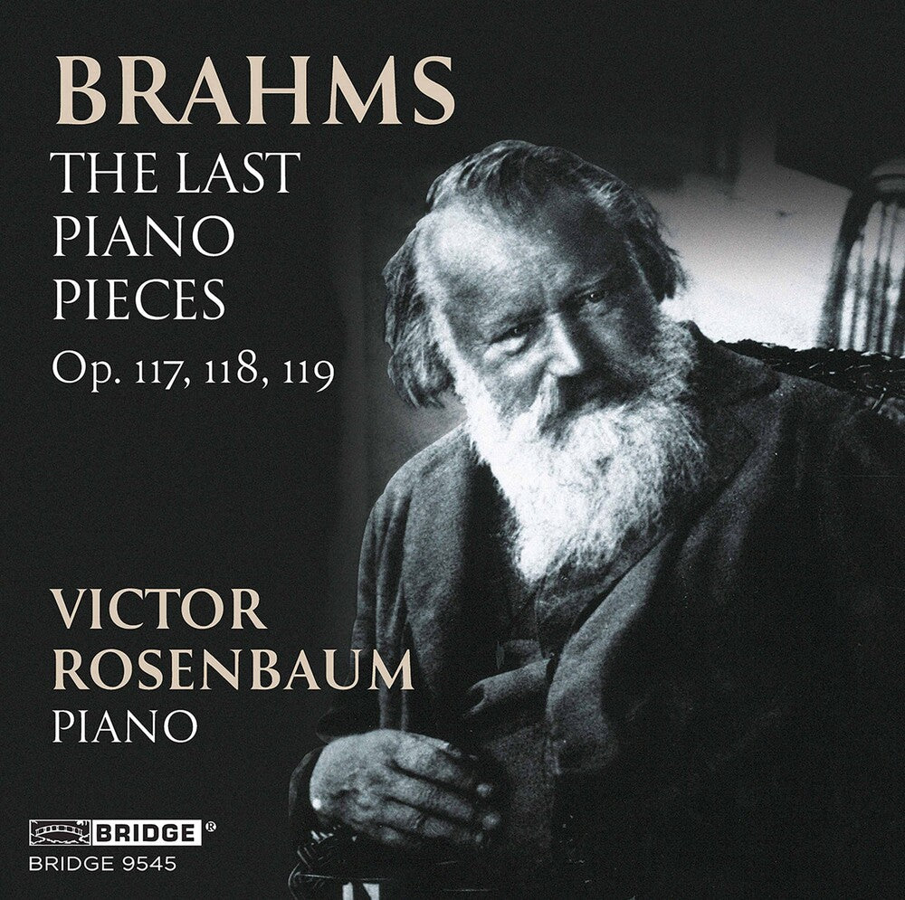the album cover for Brahms / Rosenbaum - Last Piano Pieces
