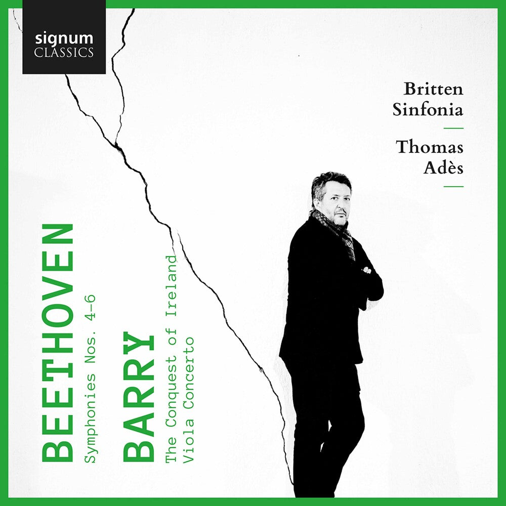 the album cover for Barry / Britten Sinfonia / Ades - Symphonies 4-6