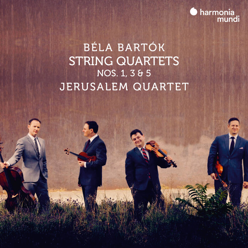 the album cover for Jerusalem Quartet - Bartok: String Quartets Nos.1, 3 & 5