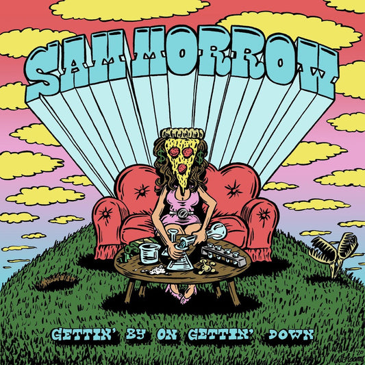 the album cover for Sam Morrow - Gettin' By On Gettin' Down [LP]