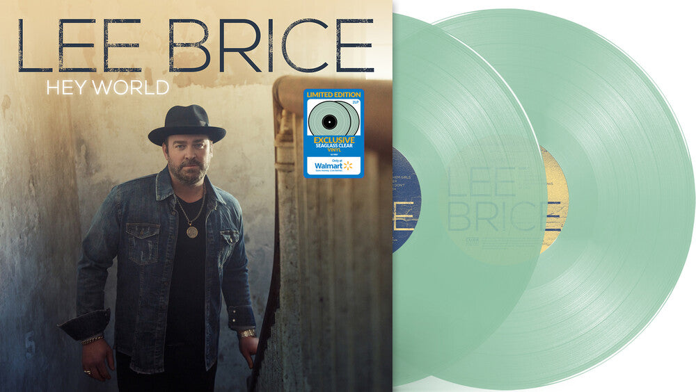 the album cover for Lee Brice - Hey World (Walmart Exclusive)
