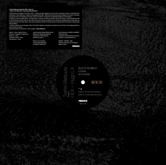 the album cover for Toshio Matsuura Pres Hex X Hugo Lx - Hello to the Wind