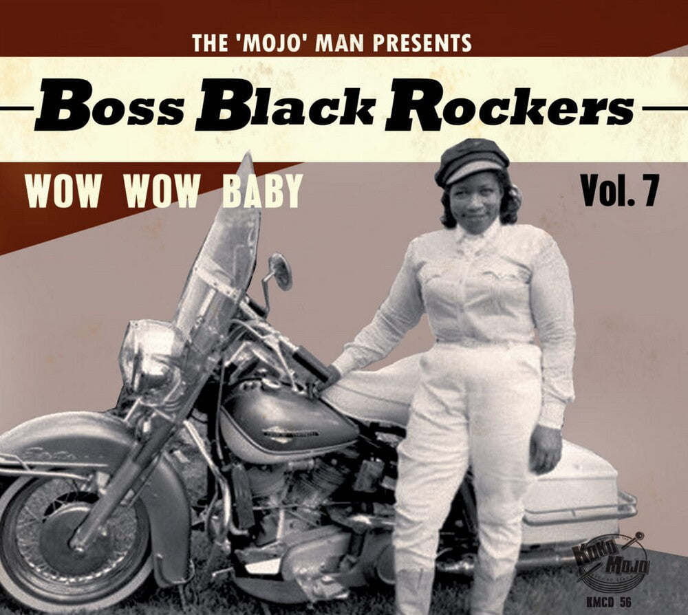 the album cover for Boss Black Rockers Vol 7 Wow Wow Baby / Various - Boss Black Rockers Vol 7: Wow Wow Baby (Various Artists)