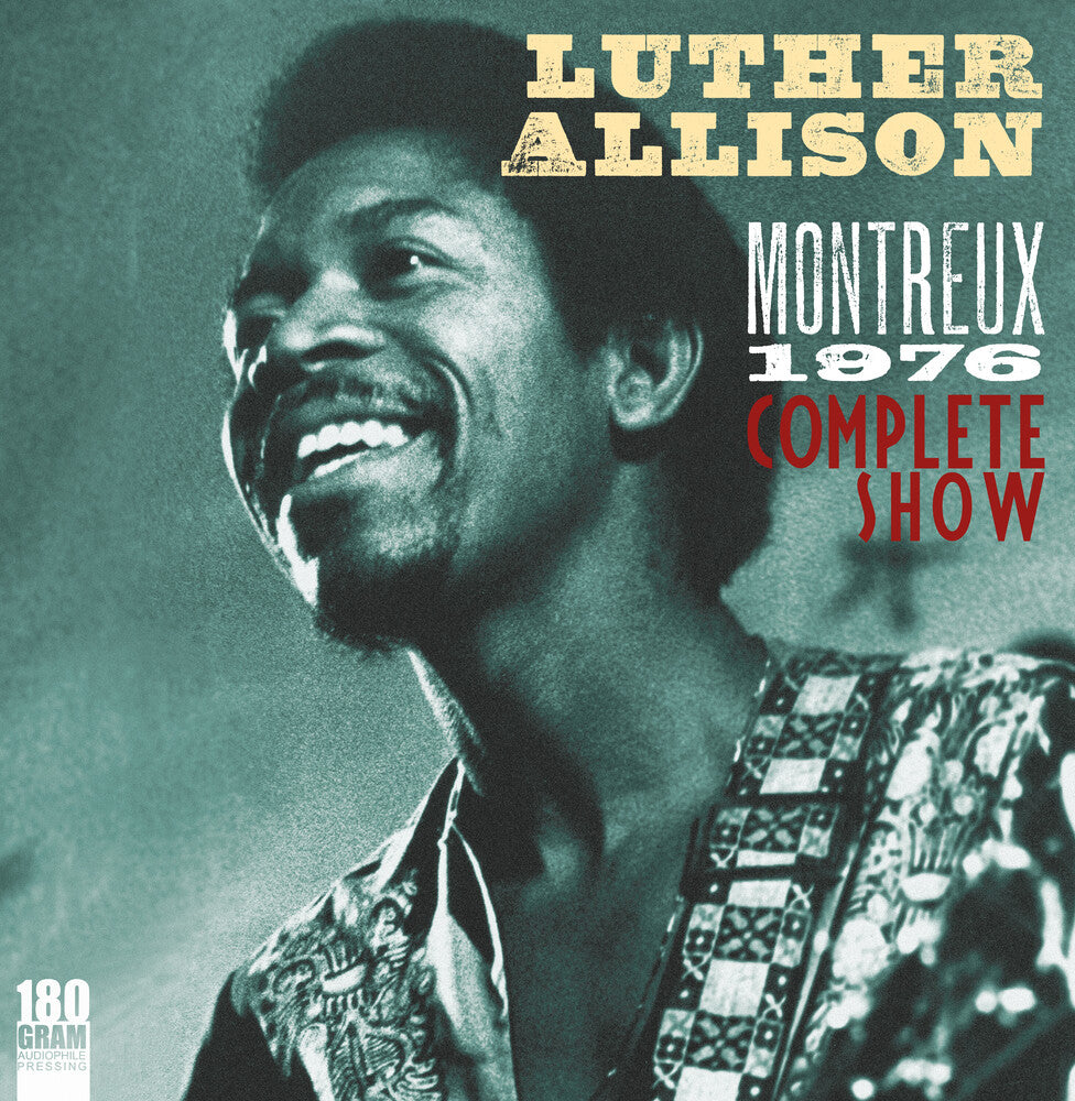 the album cover for Luther Allison - Montreux 1976