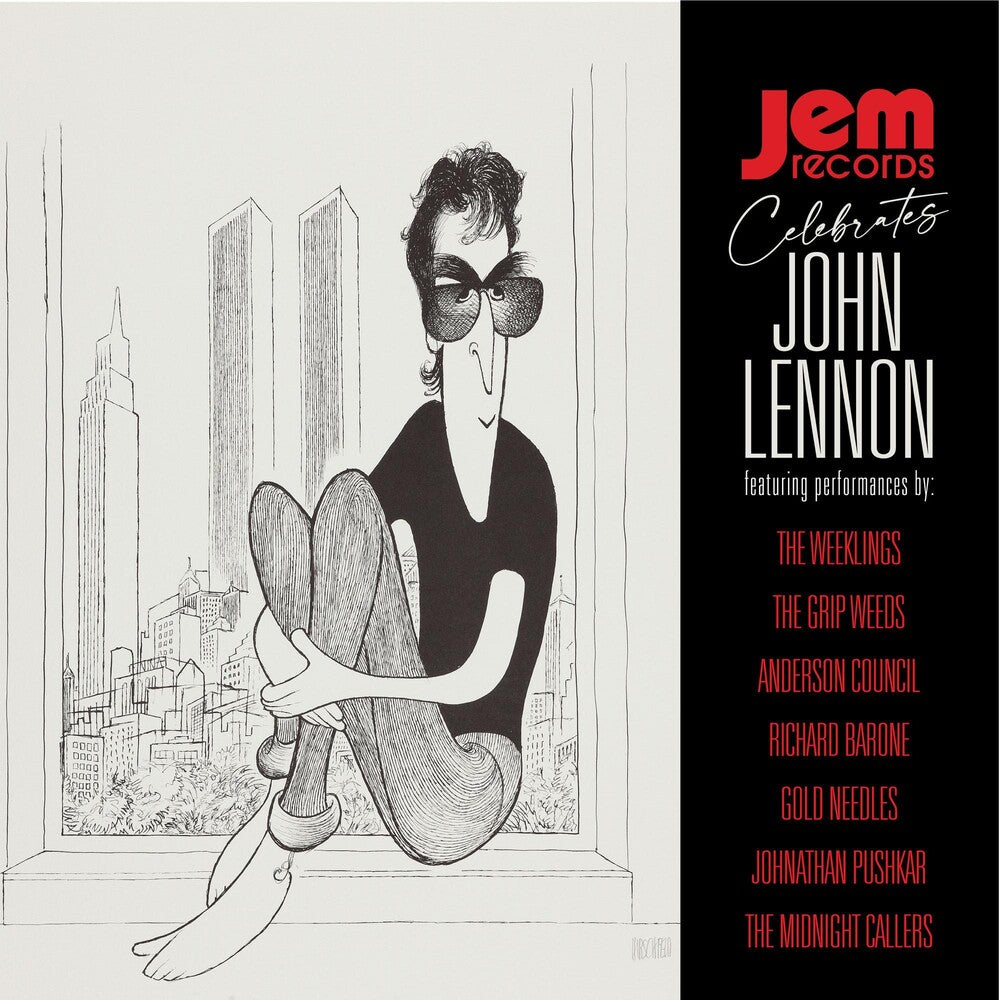 the album cover for Jem Records Celebrates John Lennon / Various - Jem Records Celebrat (Various Artists)