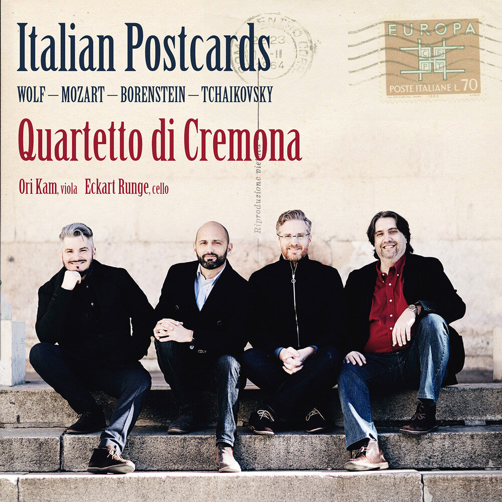 the album cover for Italian Postcards / Various - Italian Postcards