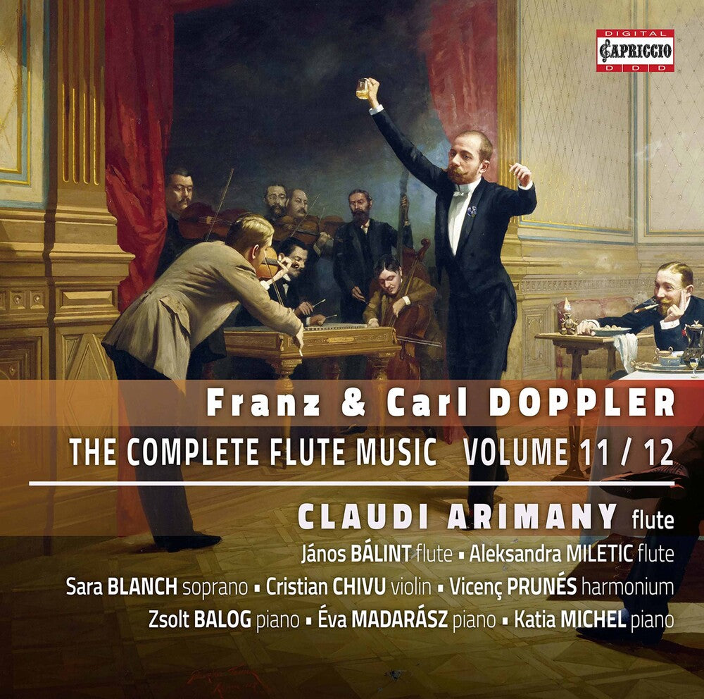 the album cover for Doppler / Arimany - Complete Flute Music 11-12
