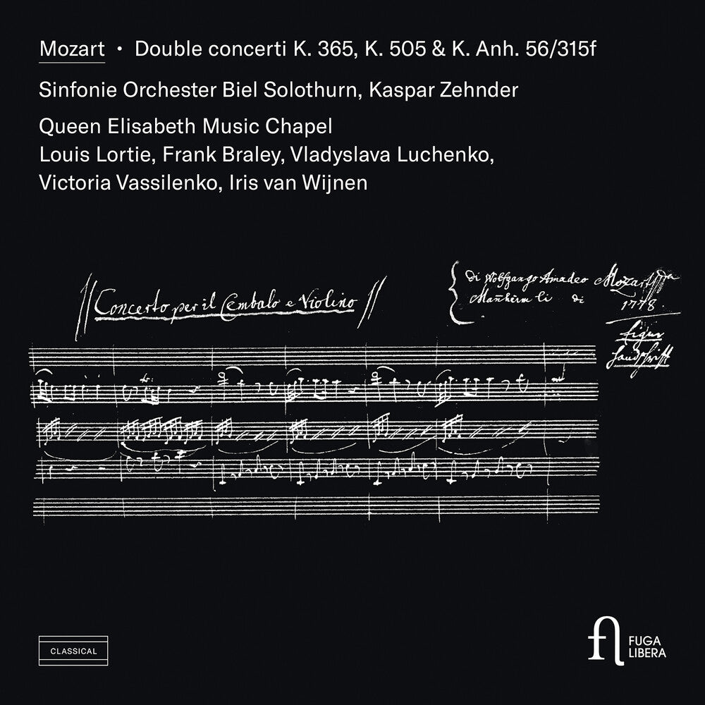the album cover for Mozart / Braley / Wijnen - Double Concerti