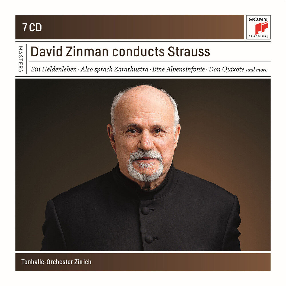 the album cover for Strauss - Orchestral Works