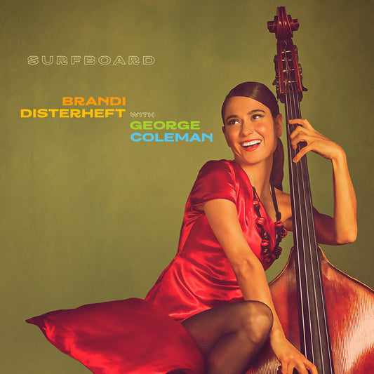 the album cover for Brandi Disterheft / Coleman,George - Surfboard