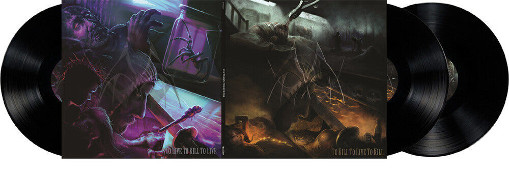 the album cover for Manticora - To Kill to Live to Kill & To Live to Kill to Live