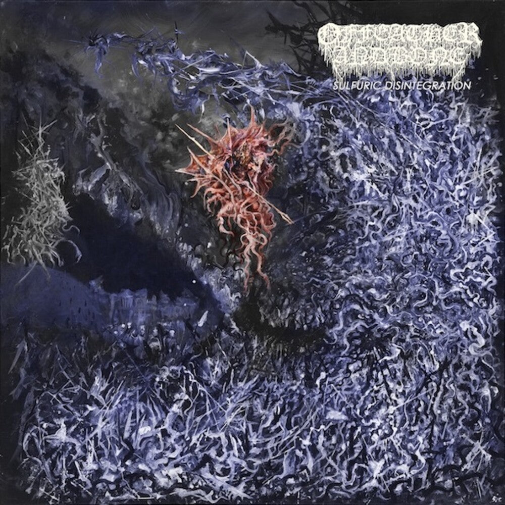 the album cover for Of Feather & Bone - Sulfuric Disintegration