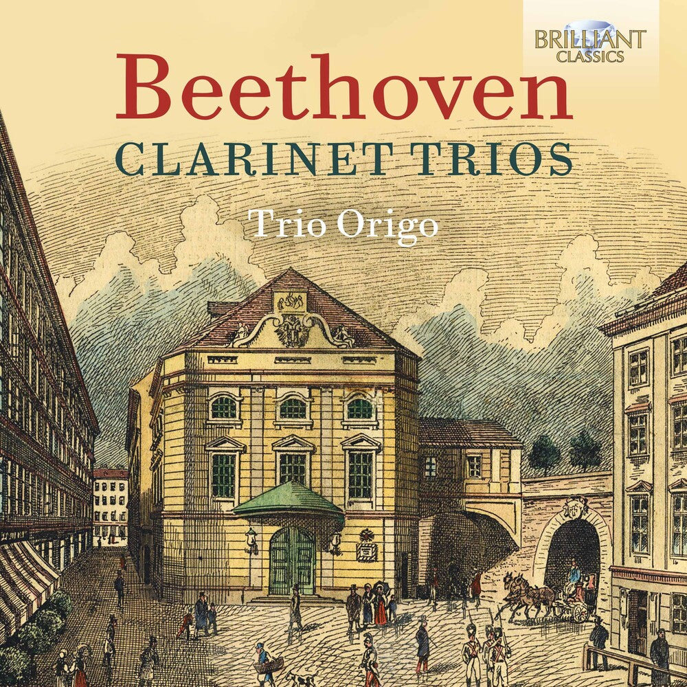 the album cover for Beethoven / Trio Origo - Clarinet Trios