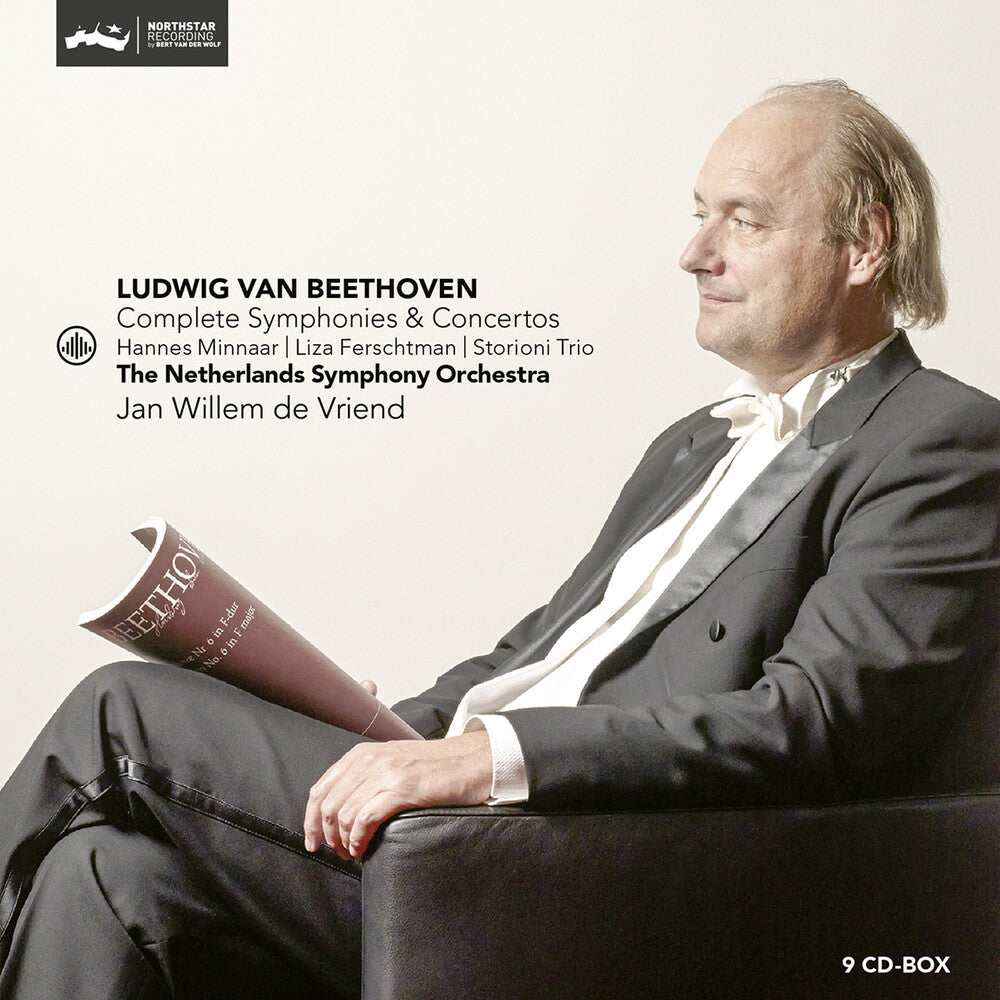 the album cover for Beethoven / Netherlands Symphony Orch / Vriend - Complete Symphonies & Concerto