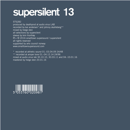 the album cover for Supersilent - 13