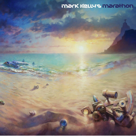 the album cover for Marathon - Mark Kelly's Marathon