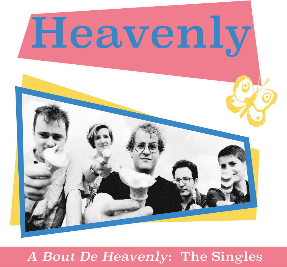the album cover for Heavenly - A Bout De Heavenly: The Singles
