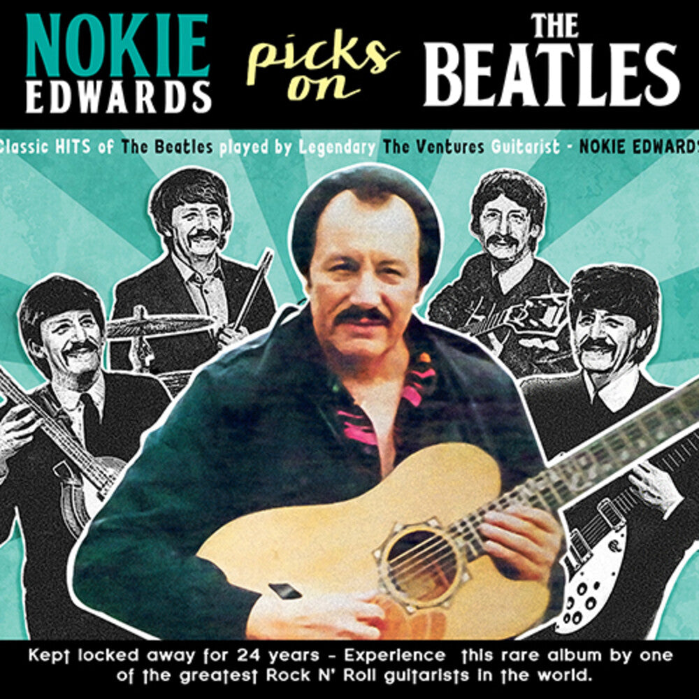 the album cover for Nokie Edwards - Picks On The Beatles (MQA-CD)