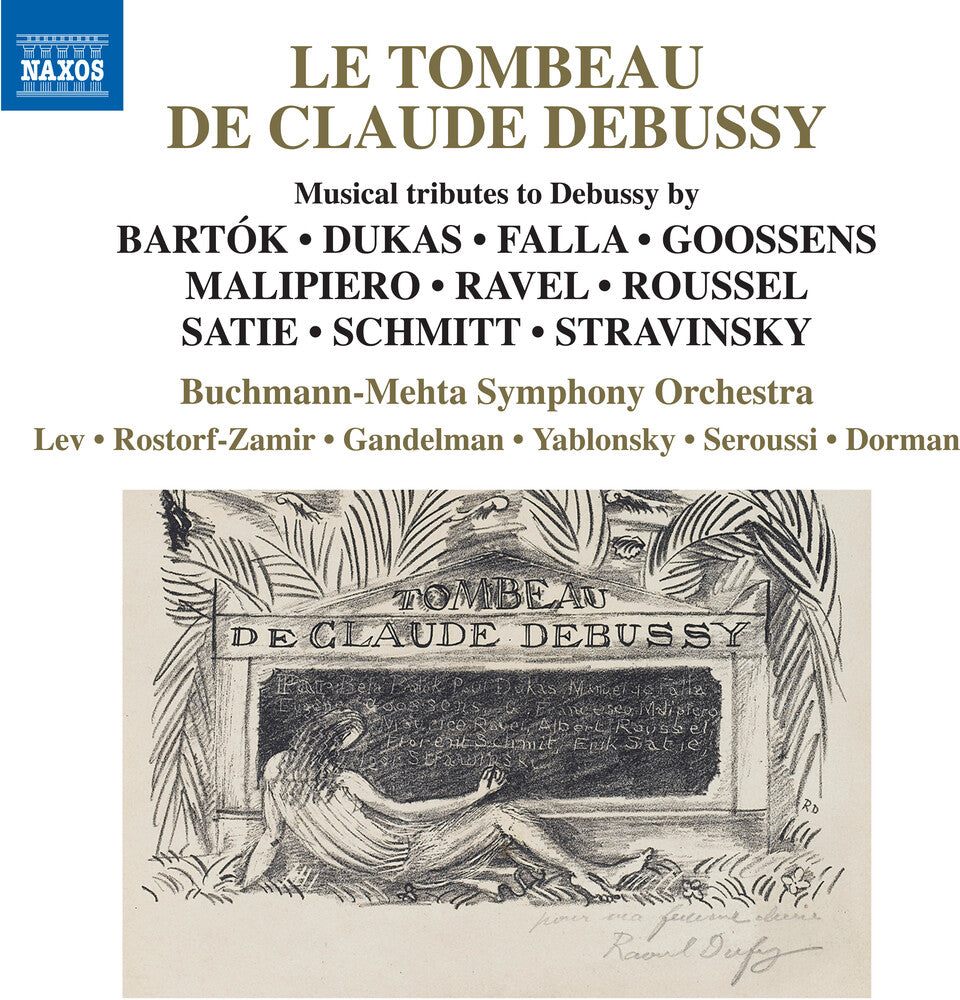 the album cover for Le Tombeau De Claude Debussy / Various - Le Tombeau de Claude Debussy