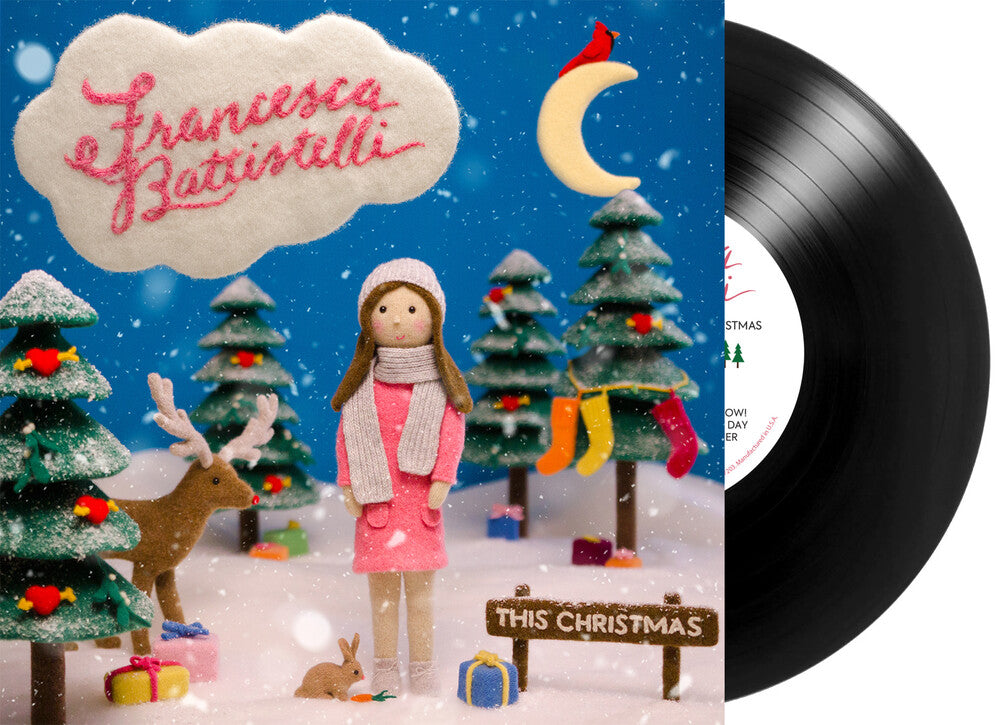 the album cover for Francesca Battistelli - This Christmas