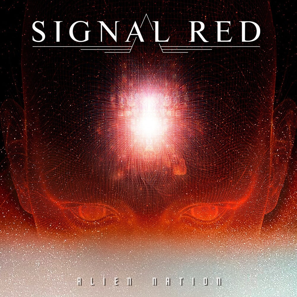 the album cover for Signal Red - Alien Nation