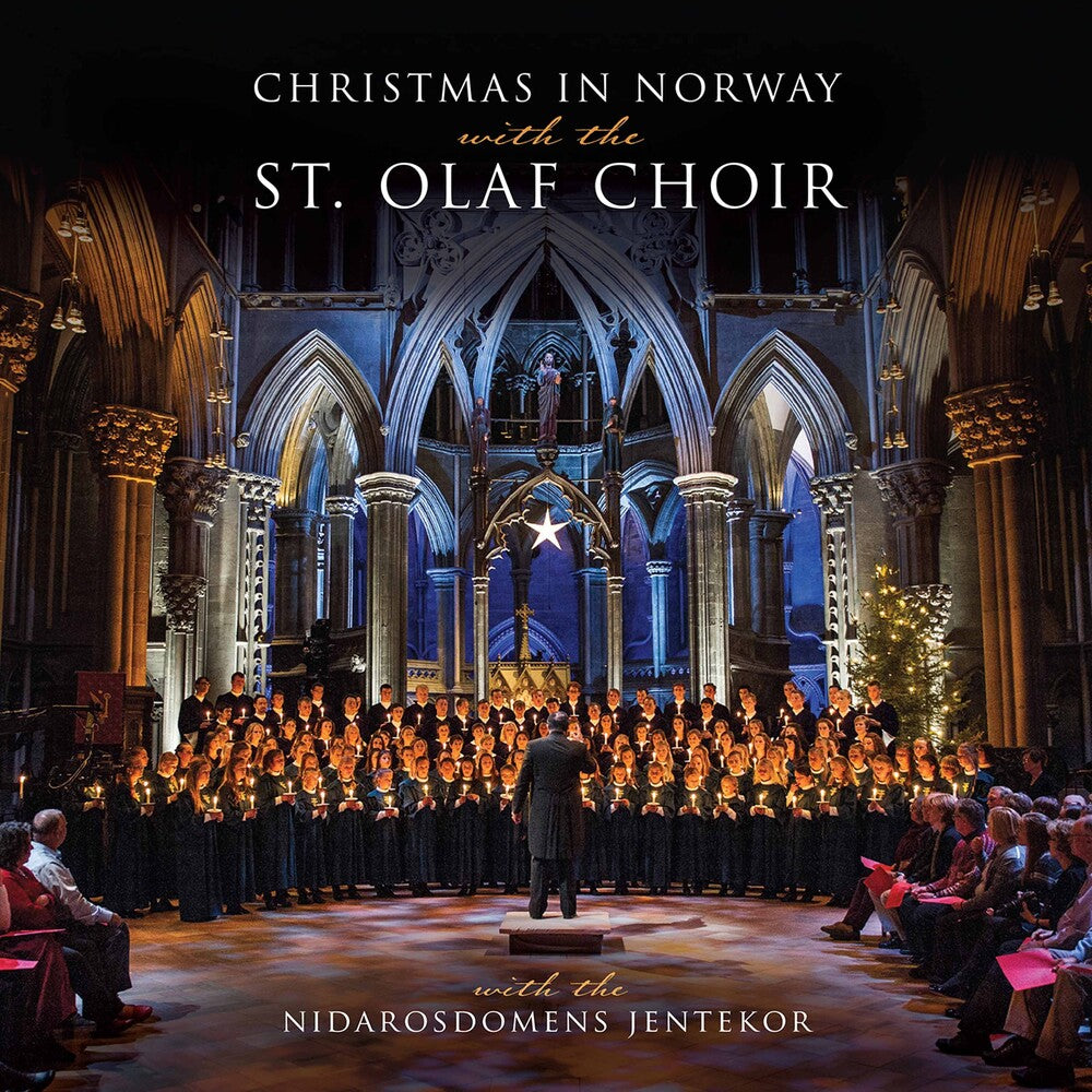 the album cover for St Olaf Choir - Christmas in Norway