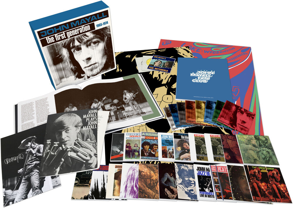 the album cover for John Mayall - The First Generation 1965-1974 [Limited Edition 35 CD Box Set]