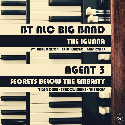 the album cover for Agent 3 / Bt Alc Big Band - The Iguana / Secrets From Below The Embassy