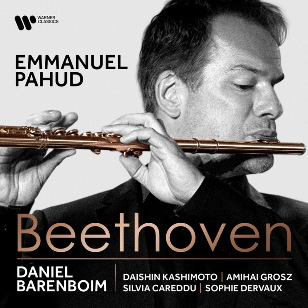 the album cover for Emmanuel Pahud - Beethoven