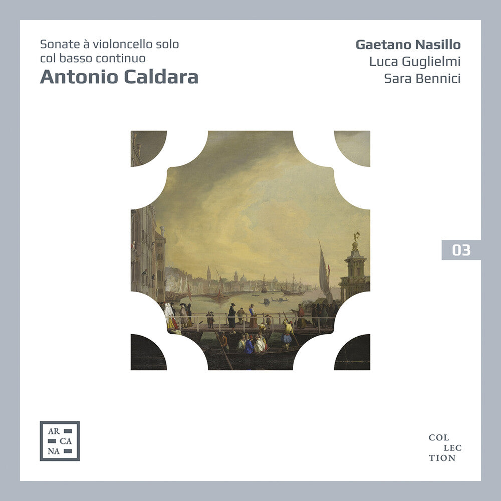 the album cover for Caldara / Nasillo / Bennici - Sonate a Violoncello Solo