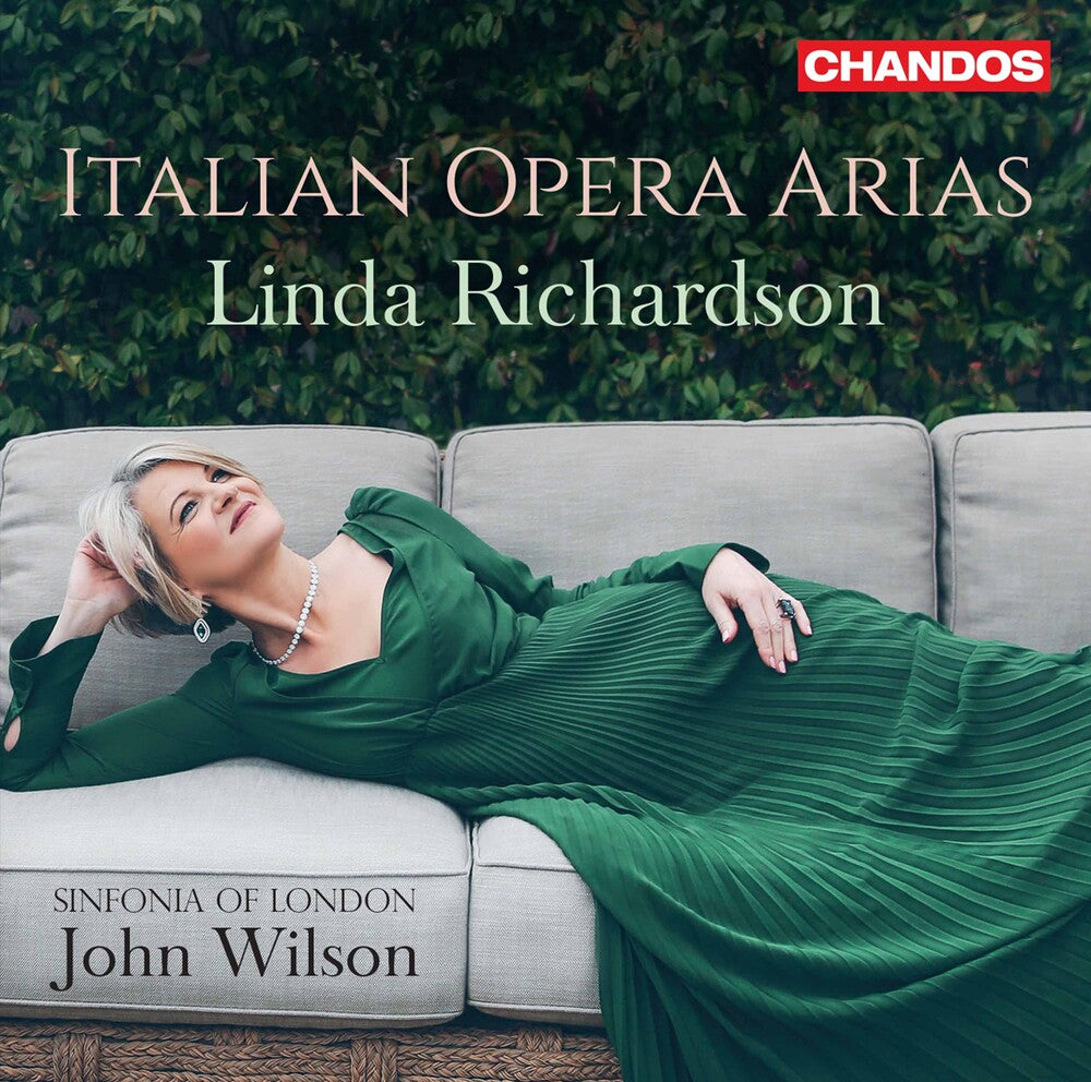the album cover for Bellini / Richardson / Wilson - Italian Opera Arias