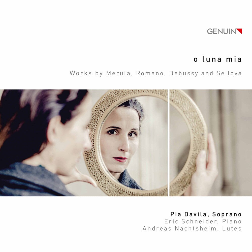 the album cover for Debussy / Davila / Nachtsheim - O Luna Mia