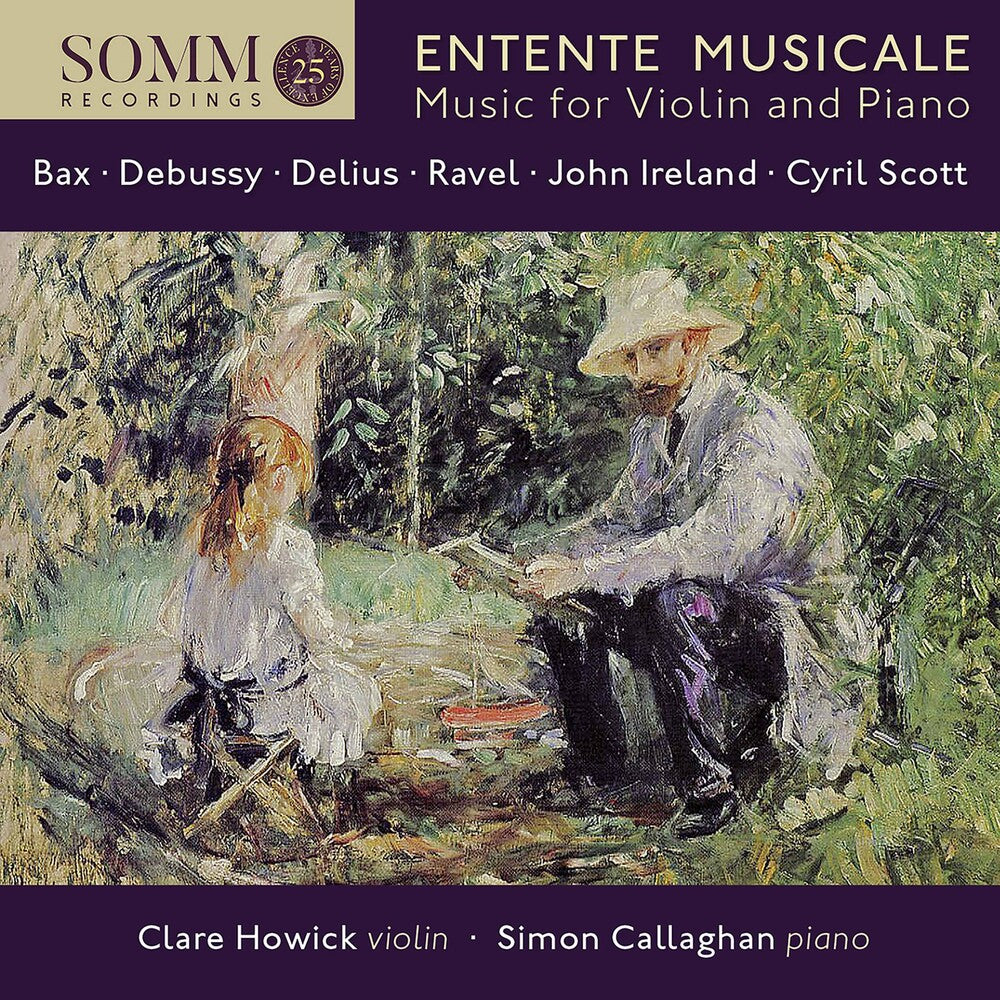 the album cover for Bax / Howick / Callaghan - Entente Musicale