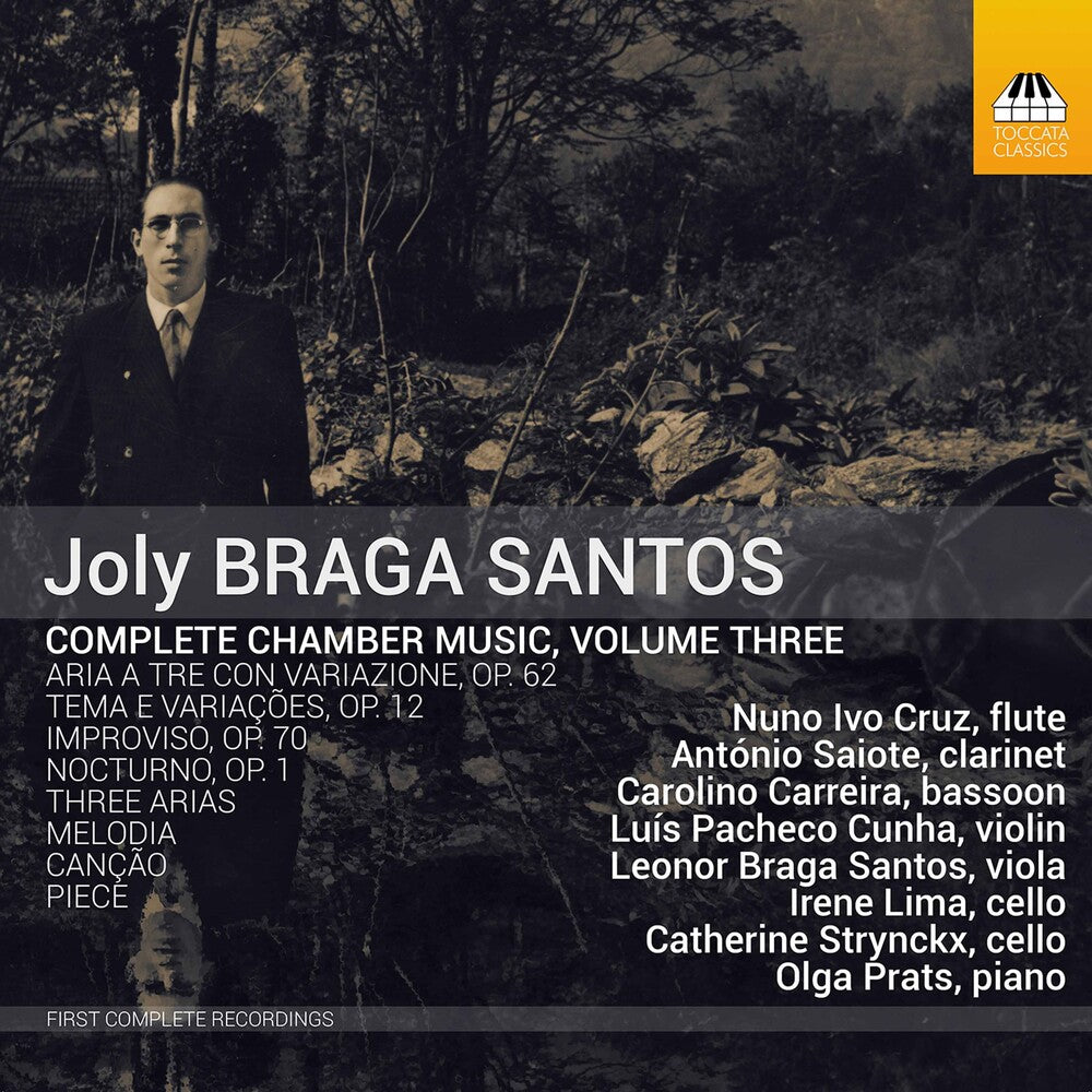 the album cover for Santos - Complete Chamber Music 3