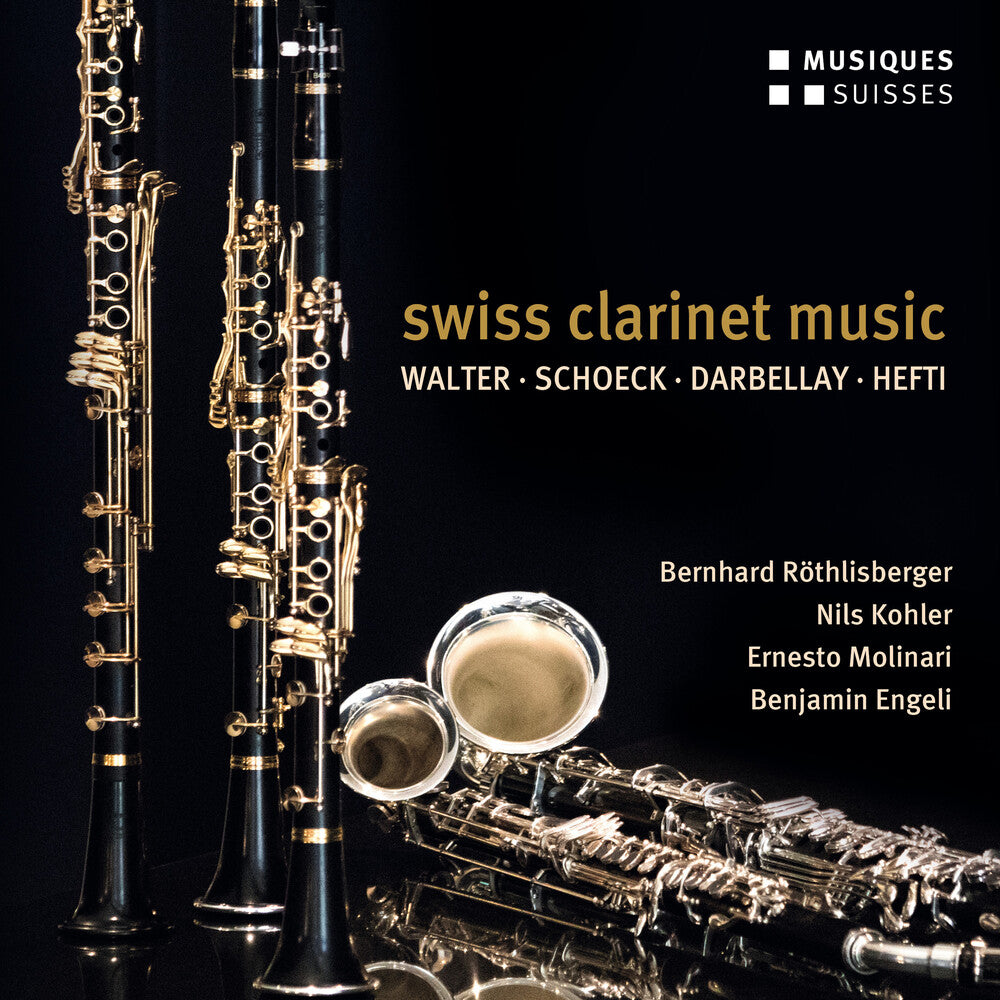 the album cover for Darbellay / Rothlisberger / Engeli - Swiss Clarinet Music