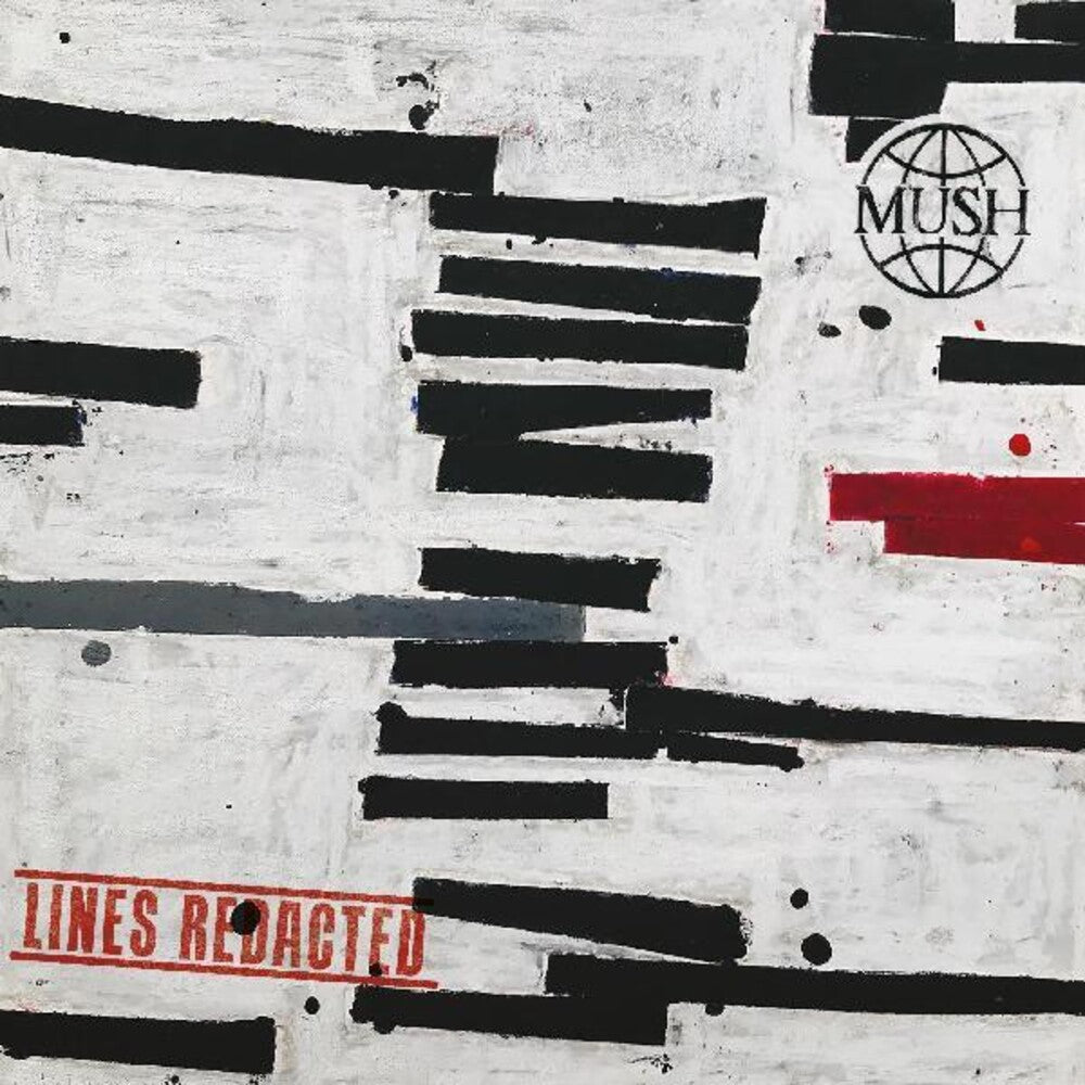 the album cover for Mush - Lines Redacted [Limited Edition Clear LP]