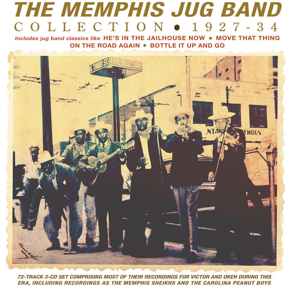 the album cover for Memphis Jug Band - Collection 1927-34