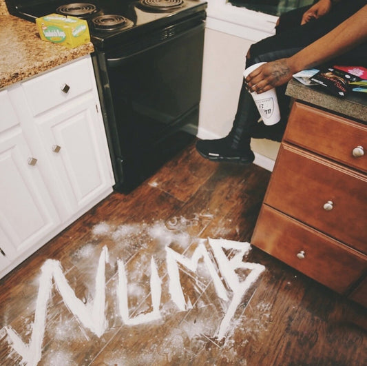 the album cover for Sha Hef - NUMB